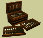 Custom silverware boxes