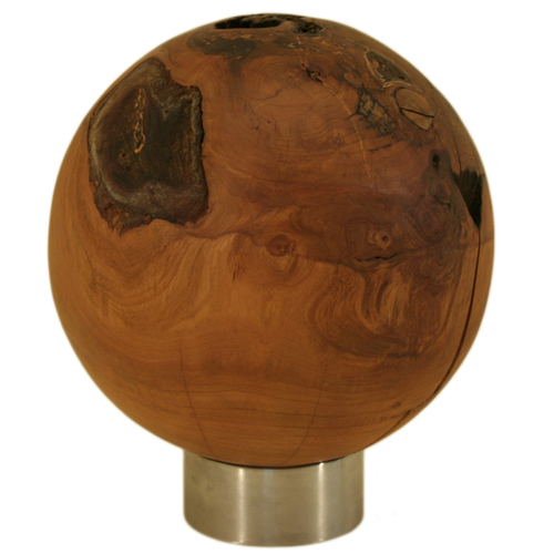 spherical wood sculptures 