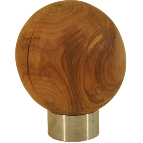 spherical wood sculptures 