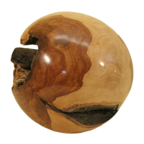 spherical wood sculptures 