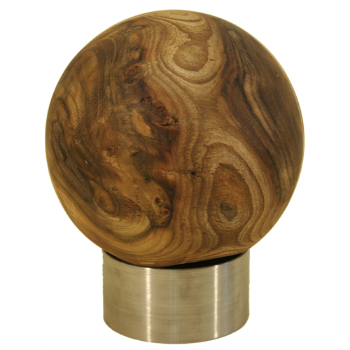 spherical wood sculptures 