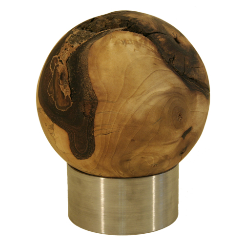 spherical wood sculptures 