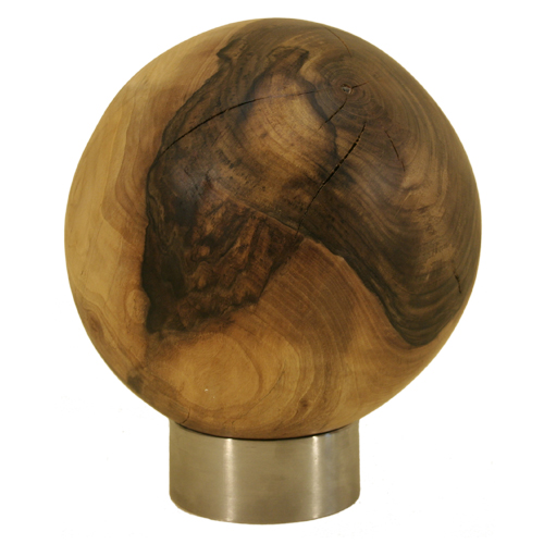 spherical wood sculptures 